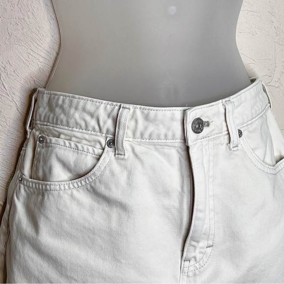 We The Free Bailey Cream Fringe High Waist Mini Skirt Womens 27 - Picture 3 of 8